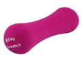 HMS Fitness 17025 Kurzhantel aus Gusseisen mit Neoprenbeschichtung 0,5kg violett - 1 Stück